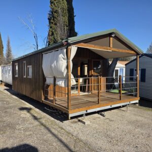 Fachada con Porche integrado