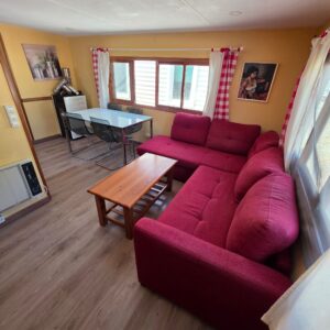Salón con sofá cama